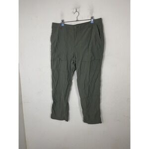 REI Co-op Mens 40W 30L Olive Green 100% Nylon Cargo Outdoor Pants